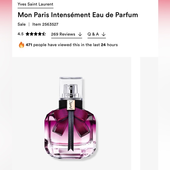 Yves Saint Laurent Mon Paris Intensément - Picture 1 of 1